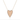 Stephanie Gottlieb Gold Heart Pave Outline Necklace