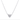 Stephanie Gottlieb Mini Pave Heart Rose Gold Necklace