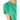 woman wearing a green cotton tee shirt