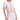 A female model wearing a white and pink checkered cardigan with gold buttons and a chain trim. The model has long sleeves and is posing against a solid background.