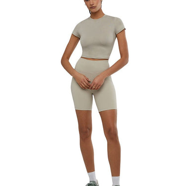 WEWOREWHAT Active Heather Knit Stone Top