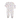 baby footie with a zip front and colorful sneaker themed design