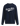 A navy blue sweatshirt with the text 'SPORTS MOM' printed in white on the front.