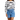 A woman wearing denim linen shorts with a tie detailing at the waist.