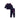 A dark blue toddler sweat set with multi colored heart accents
