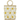 A beige mini tote with a floral daisy crochet design and round handles.