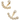 BaubleBar Flor 18K Gold Vermeil Ear Jackets