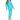 A toddler in a blue knit loungewear set with a cupcake pattern.