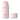 Pump bottle and box of Wander Beauty Drift Away Facial Cleanser with recyclable materials packaging, pink in color
