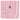 A pink swaddle blanket with white trim and white sand dollars