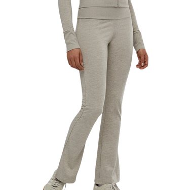 WEWOREWHAT Low Rise Heather Stone Flare Pant