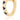 EF Collection Mini Diamond & Blue Sapphire Dot Yellow Gold Huggie (1 unit)