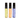 Three mouth sprays printed with supermush, each in purple, orange and yellow
