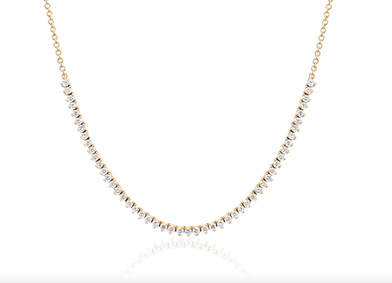 EF Collection Diamond Segment YG Necklace