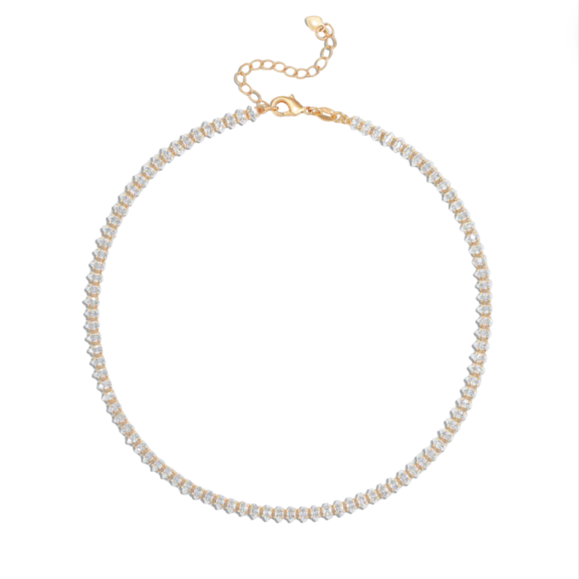 Load image into Gallery viewer, Alexa Leigh Marquise Tennis Necklace (14”)
