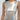 WEWOREWHAT Muscle Tank Liquid Foil Mini Dress