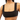 WEWOREWHAT Bandeau Black Bra Top