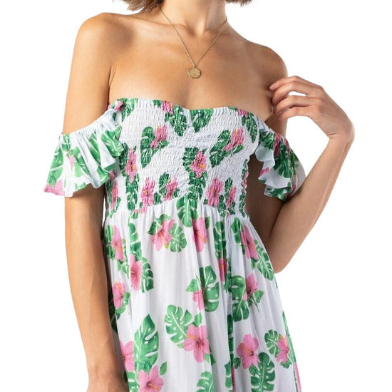 Tiare Hawaii Hollie Tahitian Hibiscus Dress (1 Size)