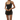 WEWOREWHAT Rib Sleep Tank & Short Black Set