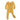 Baby pajamas in an orange hue and sports themed print throughout, like a basketball, trophy, and timer