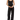 WEWOREWHAT Scoop Tailored Black Vest Top
