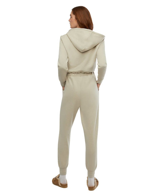 Load image into Gallery viewer, WEWOREWHAT Leisure Knit Taupe Jumpsuit
