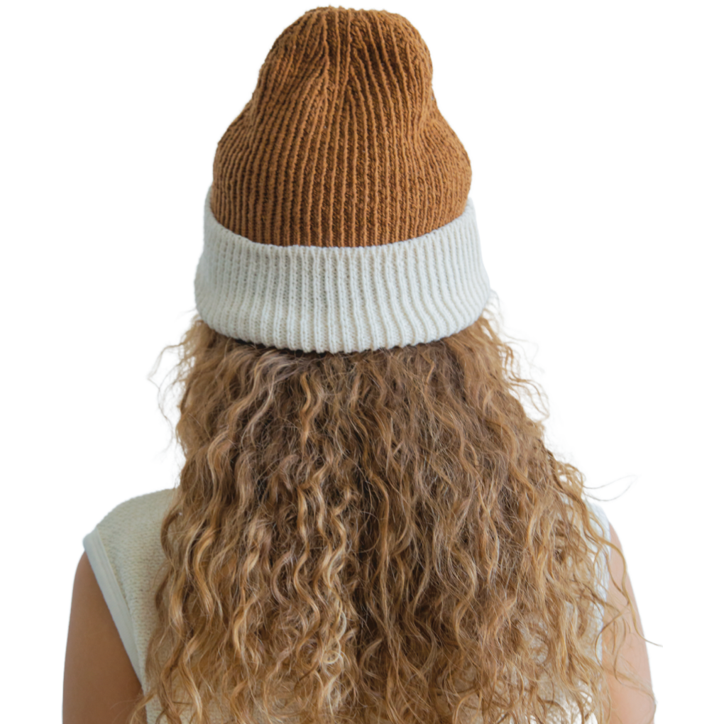 DONNI Duo Cocoa/Creme Beanie