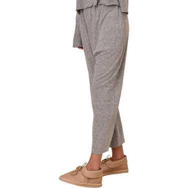 The GREAT Jersey Heather Grey Crop Pant