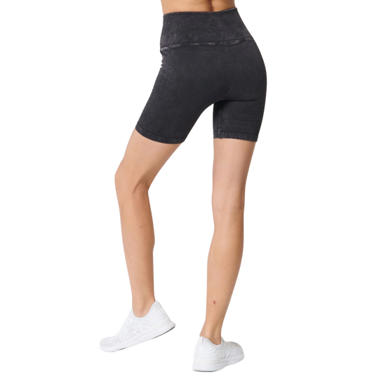 Load image into Gallery viewer, Nux Active The Good Short Mineral Wash Black Bike Shorts
