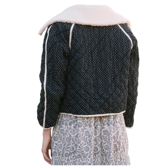 Load image into Gallery viewer, The GREAT Reversible Short Quilted Feather Glass Block Puffer
