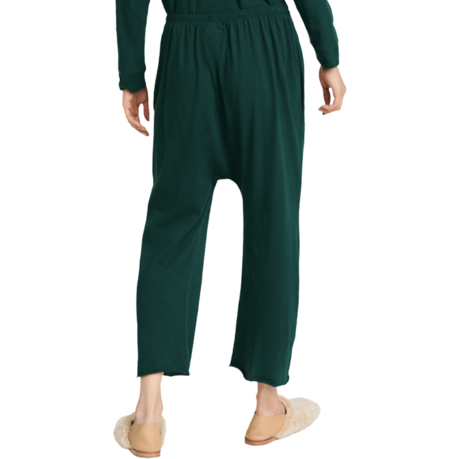 The GREAT Raglan Henley Pine PJ Set