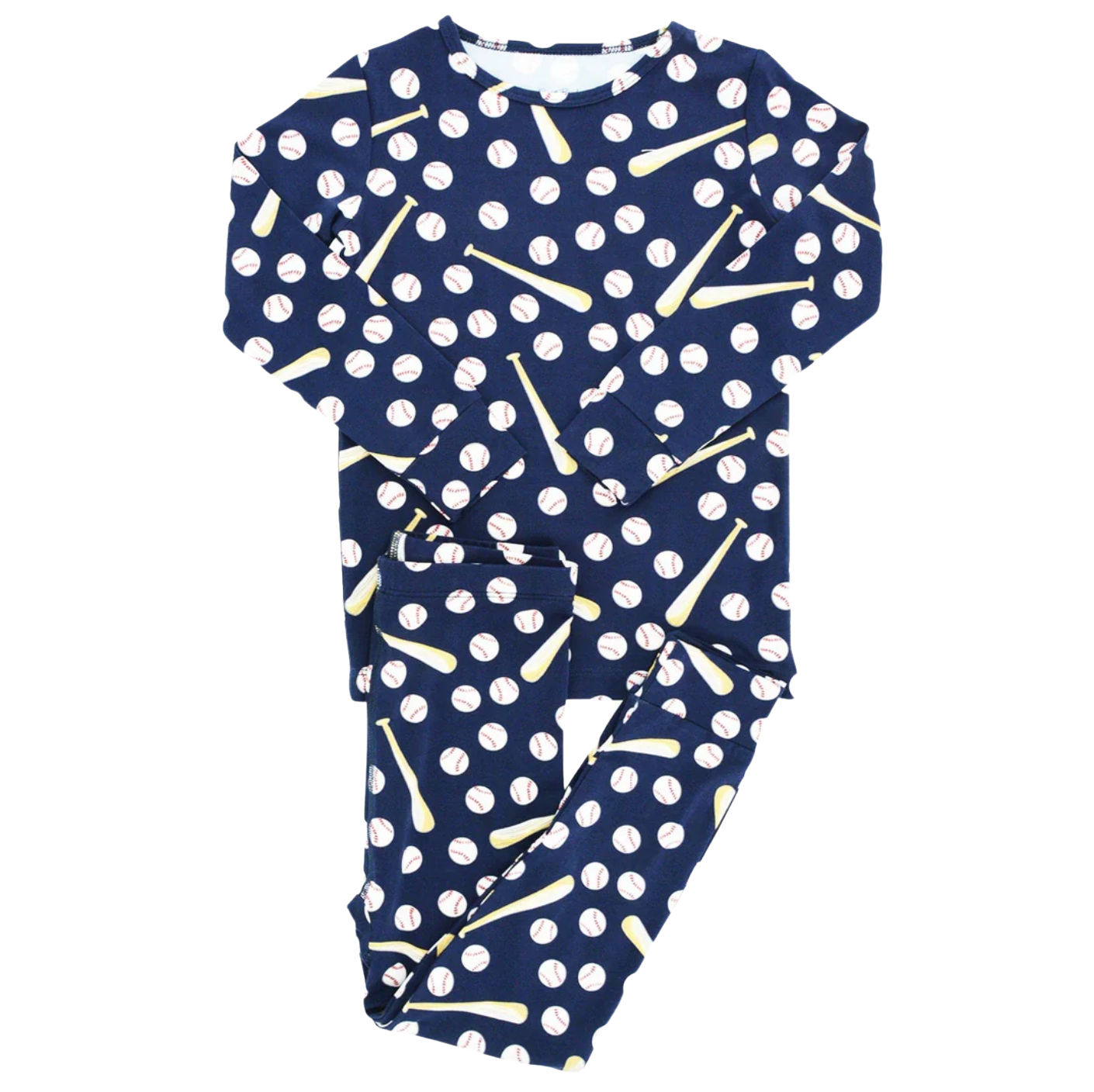 Load image into Gallery viewer, Sweet Bamboo Little Slugger Big Kid PJs
