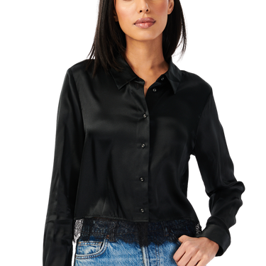 CAMI NYC Rennie Black Blouse