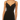 WEWOREWHAT Lace Peplum Corset Mini Black Dress