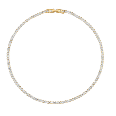 Alexa Leigh Lenore Crystal Tennis Necklace YG