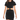 LNA Devan Twistie Tee Black Dress