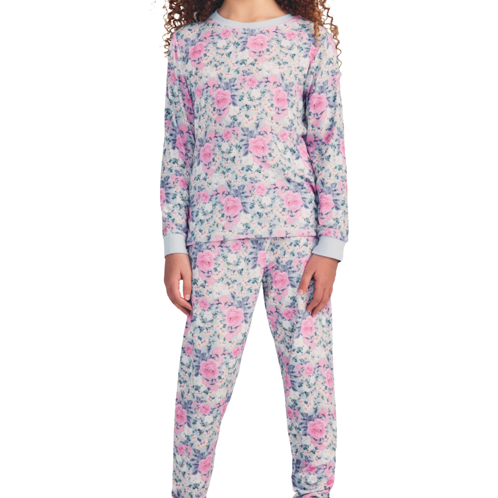 Stripe & Stare x LoveShackFancy Primrose Pinkberry Toddler Pajama Set