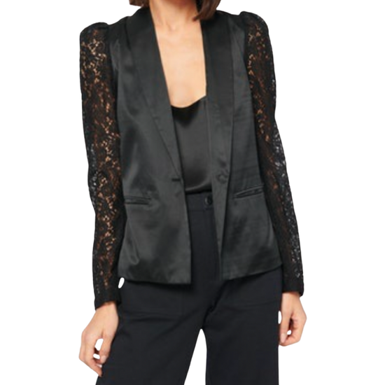 Load image into Gallery viewer, Cami NYC Janay Black Jacket
