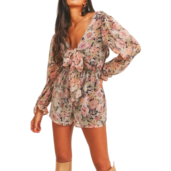 Load image into Gallery viewer, Sage The Label Isabella Floral Romper
