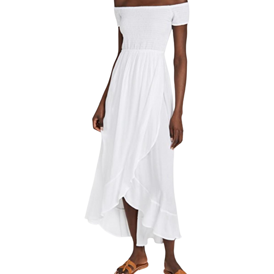 Load image into Gallery viewer, Tiare Hawaii Cheyenne White Dress (1 Size)
