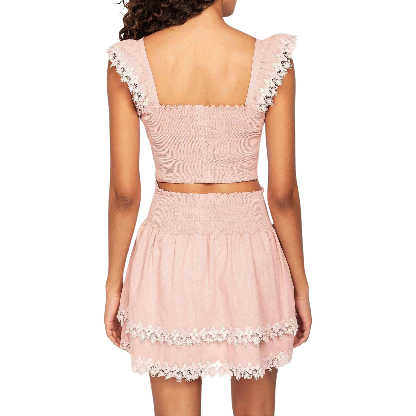Load image into Gallery viewer, Peixoto Mariel Top &amp;amp; Belle Skirt Dusty Rose Set
