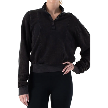 Nux Active Terry Obsidian Pullover
