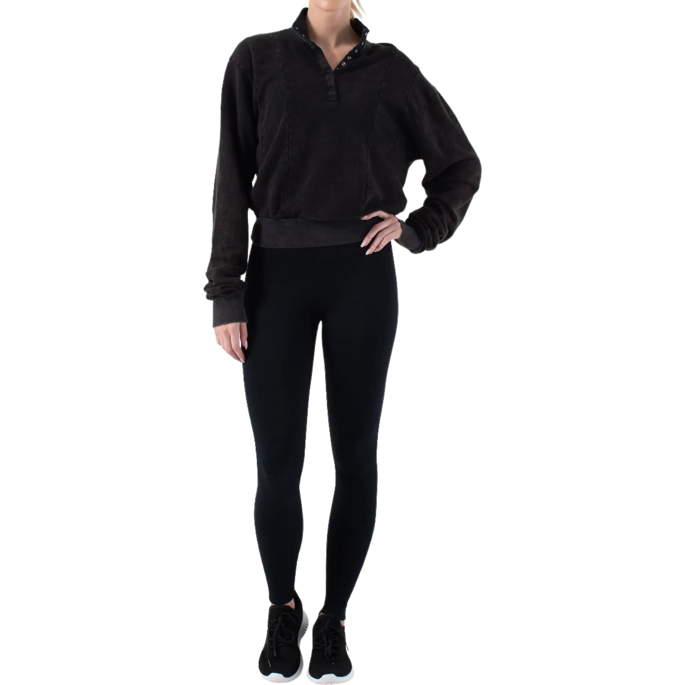 Load image into Gallery viewer, Nux Active Terry Obsidian Pullover
