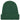 DONNI Pearl Pine Beanie – ribbed green knit hat
