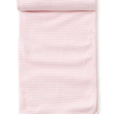 kissy kissy Pink Simple Stripes Swaddle Blanket