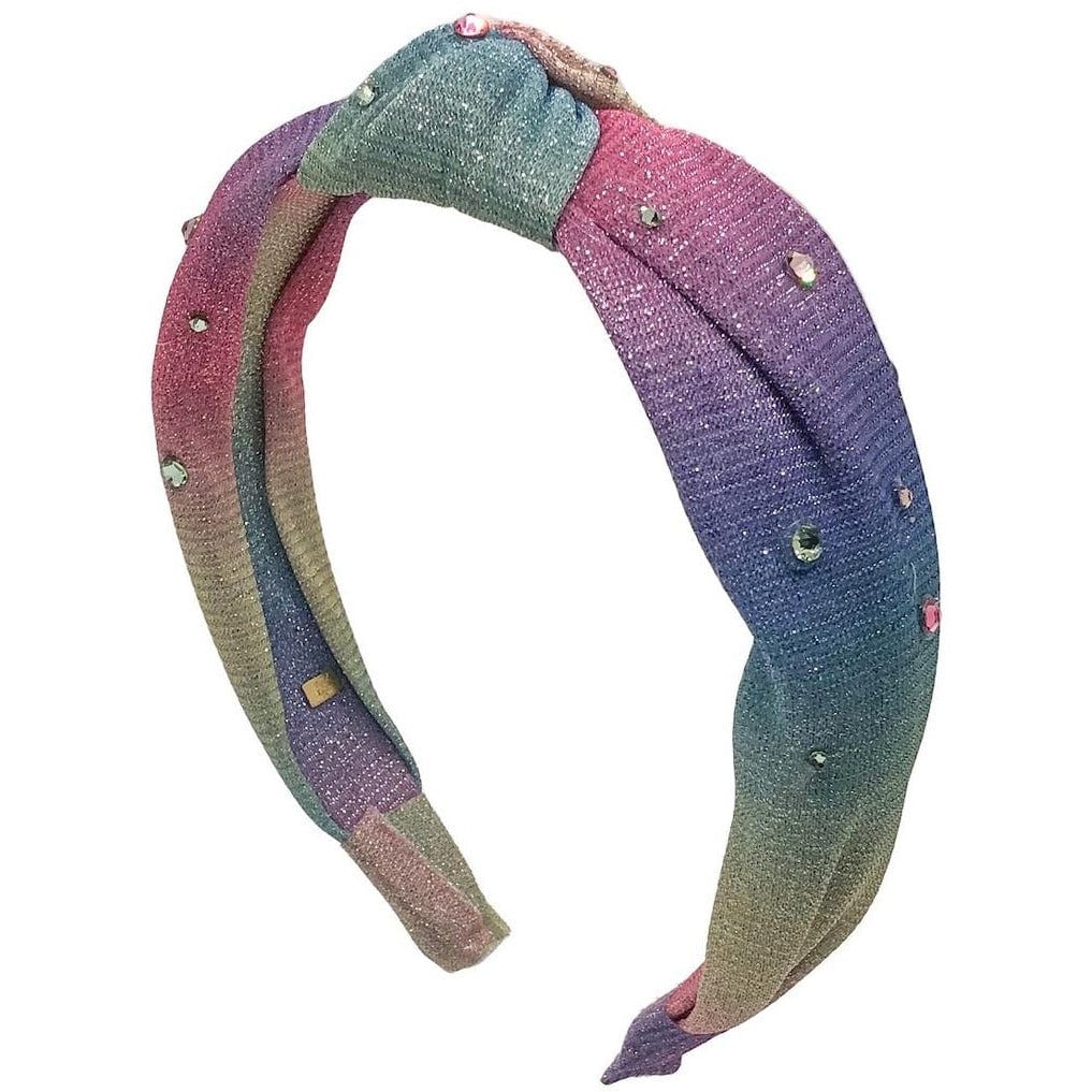 Bari Lynn Sherbert Glitter Tie Dye Headband