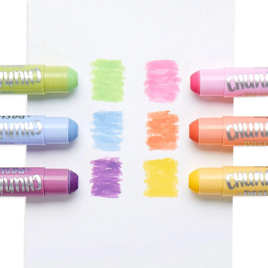 ooly Chunkies Paint Pastel Sticks - Set of 6