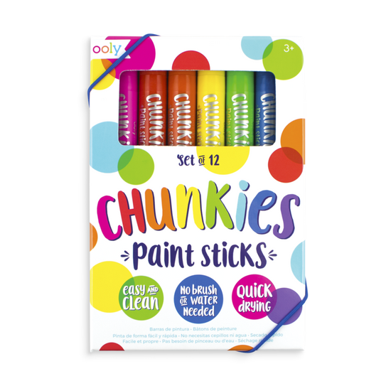 ooly Chunkies Paint Sticks - Set of 12