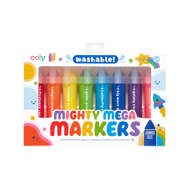 ooly Mighty Mega Markers (8 Washable)