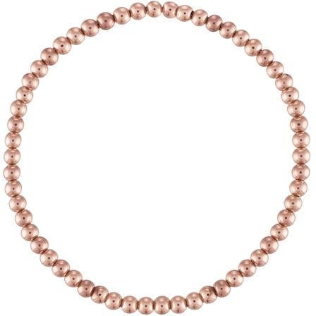 Load image into Gallery viewer, Alexa Leigh 4mm Rose Gold Ball Bracelet
